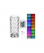 Jewelry Bluetooth Hoparlör Özellikli Kumandalı Kristal Dev 16 Rgb Renk Masa Lambası, Rose Diamond Table Lamp